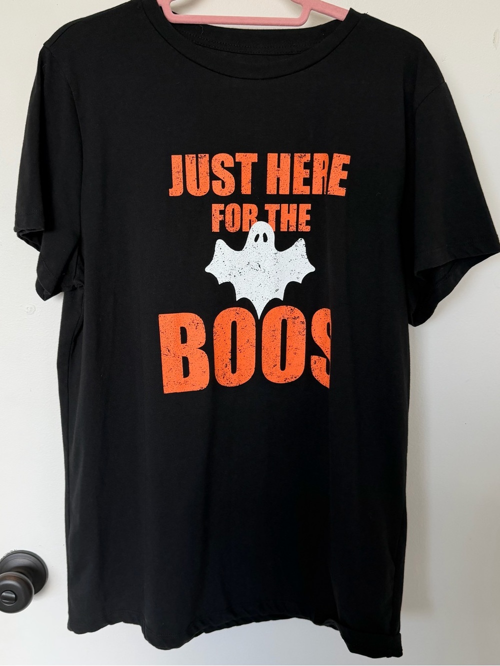 Mission Ridge Men's Large Halloween T-Shirt “Just Here For The Boos”
